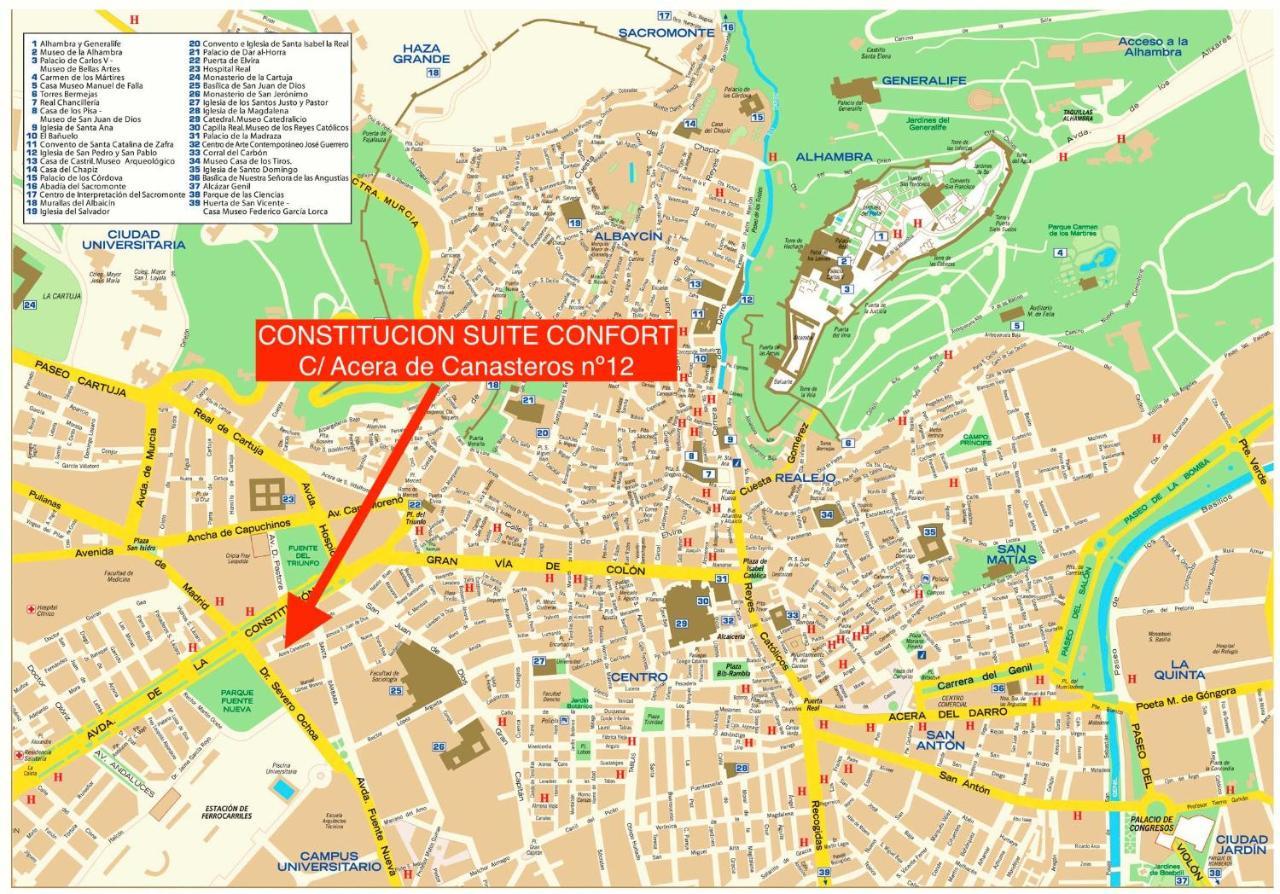 Constitucion Suite Confort D Granada Dış mekan fotoğraf
